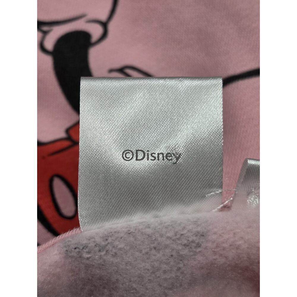 Mickey Mouse AOP Pullover Sweatshirt Disney 100 Pink Lightweight Womens Medium - Picture 5 of 10